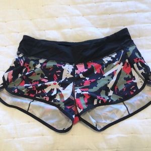 Patterned Lululemon Shorts